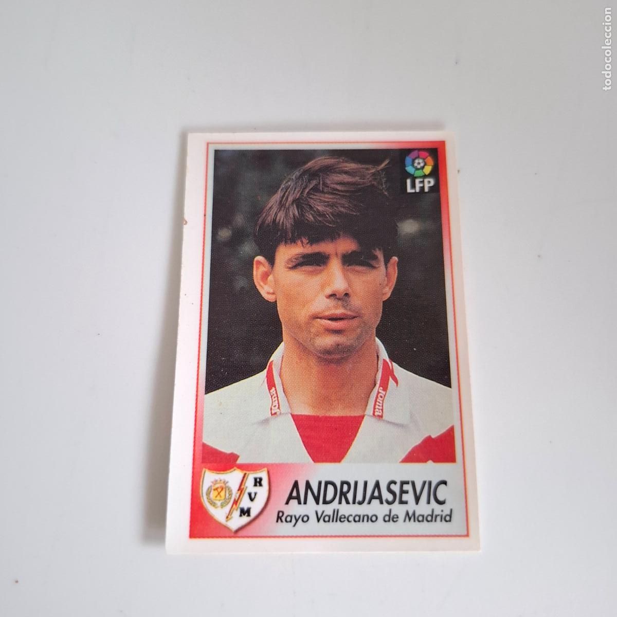 Cromos de f&uacute;tbol: BOLLYCAO FUTBOL LIGA 96 97 1996 1997 RAYO VALLECANO N&ordm; 190 ANDRIJASEVIC
