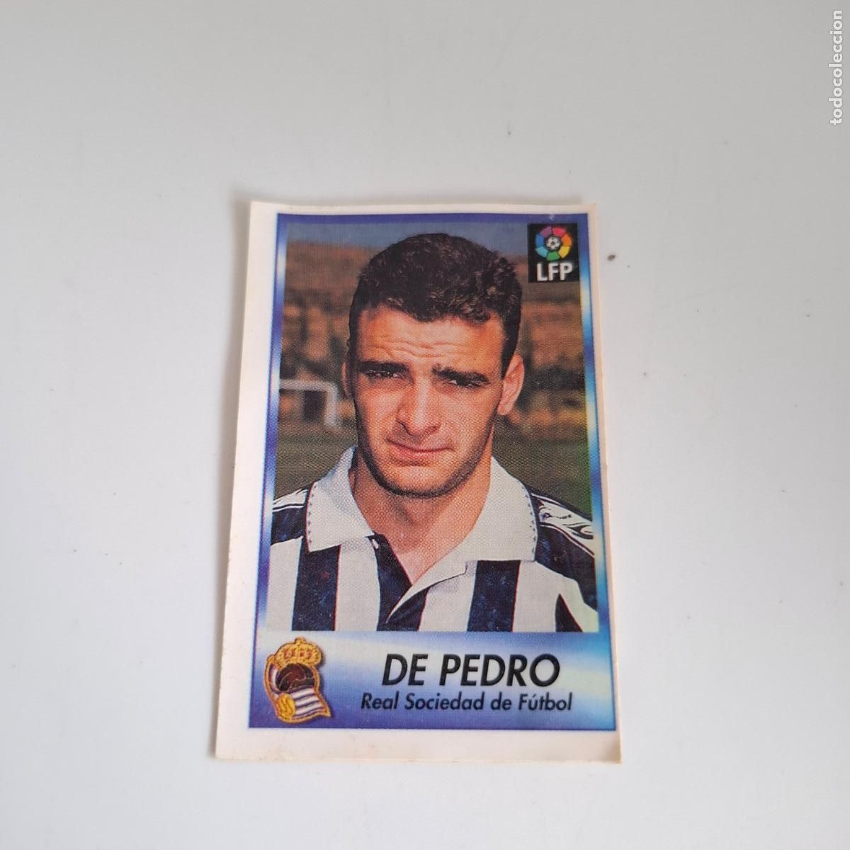 Cromos de Futebol: BOLLYCAO FUTBOL LIGA 96 97 1996 1997 REAL SOCIEDAD N&ordm; 228 DE PEDRO
