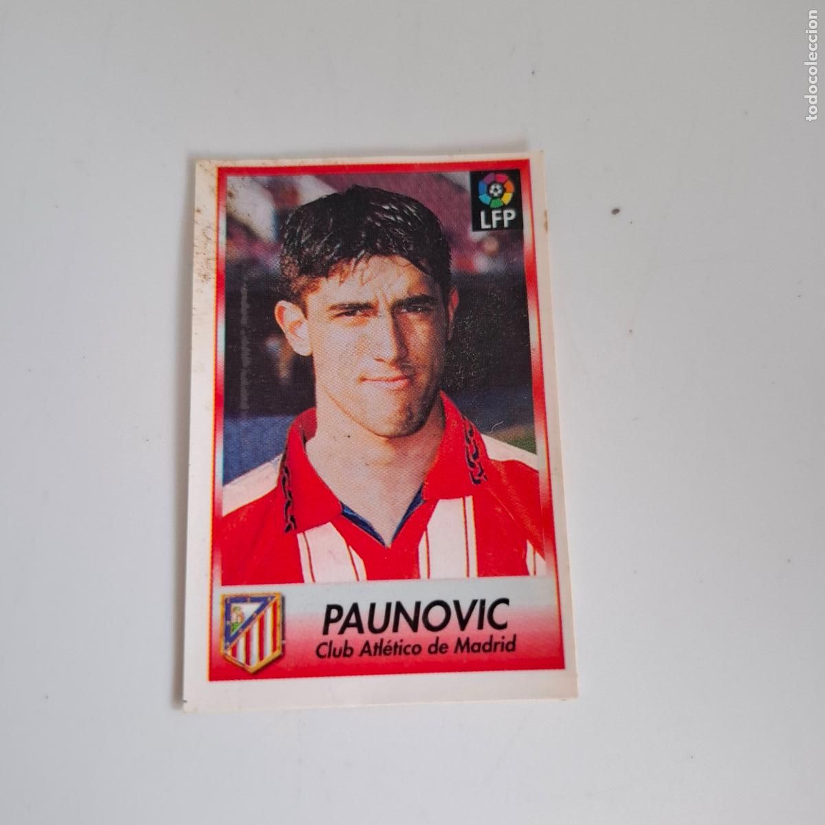 Cromos de Futebol: BOLLYCAO FUTBOL LIGA 96 97 1996 1997 ATLETICO DE MADRID N&ordm; 295 PAUNOVIC