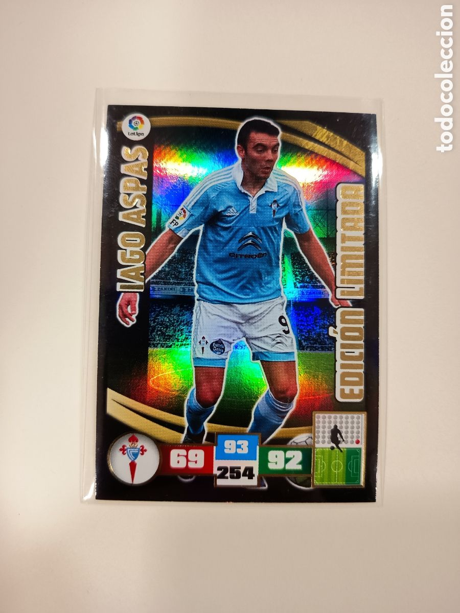 Cromos de f&uacute;tbol: ADRENALYN XL EDICI&Oacute;N LIMITADA IAGO ASPAS CELTA 2015-16 2015 2016 PANINI