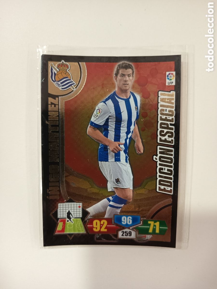 Cromos de f&uacute;tbol: ADRENALYN XL EDICI&Oacute;N ESPECIAL I&Ntilde;IGO MART&Iacute;NEZ REAL SOCIEDAD 2013-14 2013 2014 PANINI