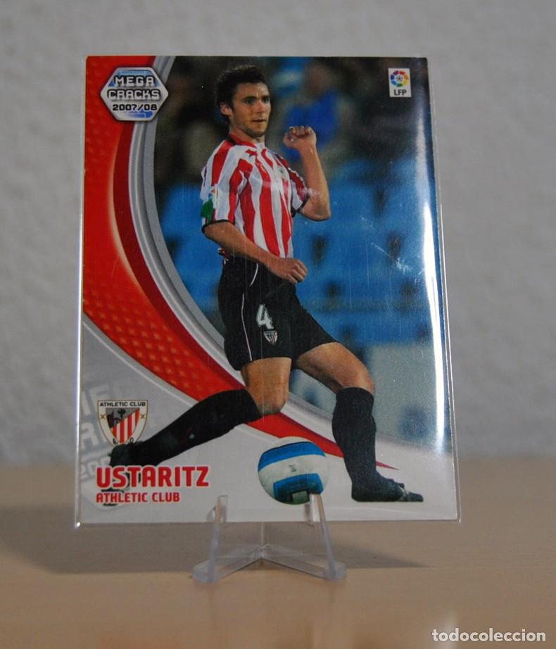Cromos de f&uacute;tbol: Ustaritz, n&ordm;23 (Athletic Club de Bilbao). Colecci&oacute;n Cromos MegaCracks 2007-2008. Cromo Panini.
