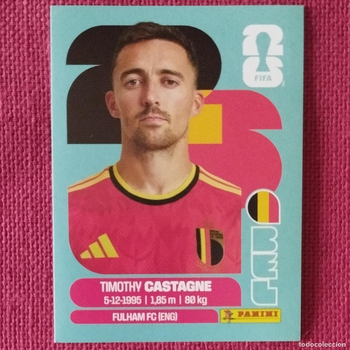 Cromos de f&uacute;tbol: TIMOTHY CASTAGNE - BELGICA - BEL 4 - MUNDIAL DE FUTBOL - FIFA WORLD CUP - 2026