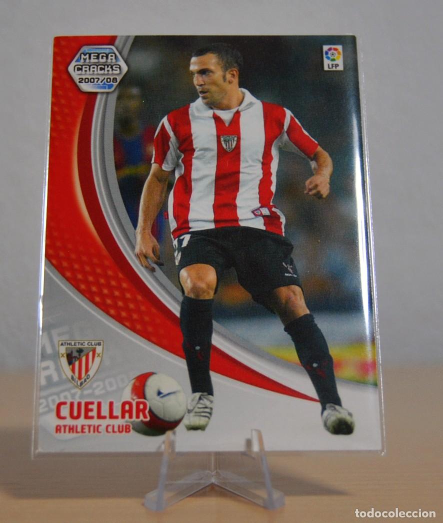 Cromos de f&uacute;tbol: Cuellar, n&ordm;26 BIS (Athletic C.B.). Colecci&oacute;n Cromos MegaCracks 2007-2008. Cromo Panini. Nueva ficha.
