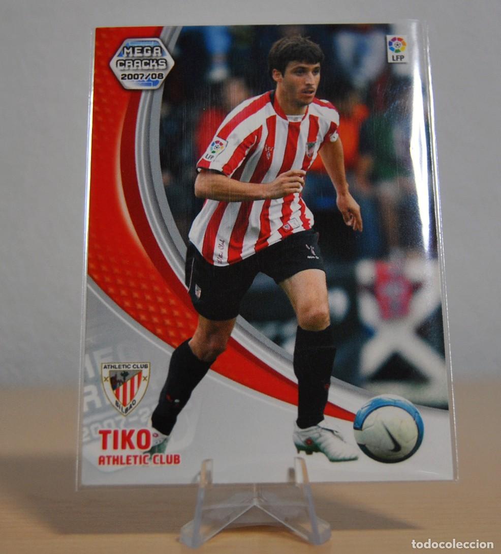 Cromos de f&uacute;tbol: Tiko, n&ordm;33 (Athletic C.B.). Colecci&oacute;n Cromos MegaCracks 2007-2008. Panini.