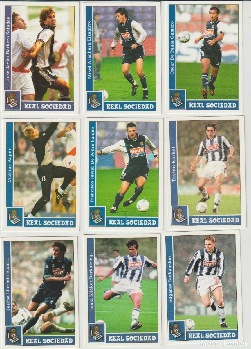 Figurine di Calcio: 10 Fichas o Cromos de la Real Sociedad de San Sebasti&aacute;n Liga 2002
