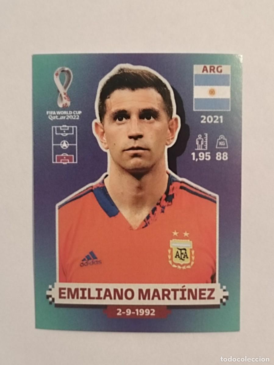 Cromos de f&uacute;tbol: #ARG 3 EMILIANO MARTINEZ (ARGENTINA) MUNDIAL QATAR 2022 PANINI