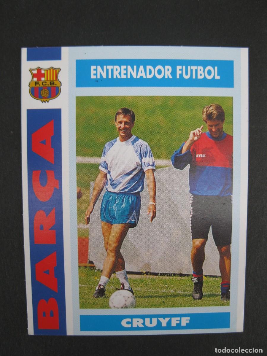 Cromos de f&uacute;tbol: CRUYFF - ENTRENADOR FUTBOL - CARD N&ordm; 13 - COL.LECCI&Oacute; BAR&Ccedil;A - TEMPORADA 92-93.