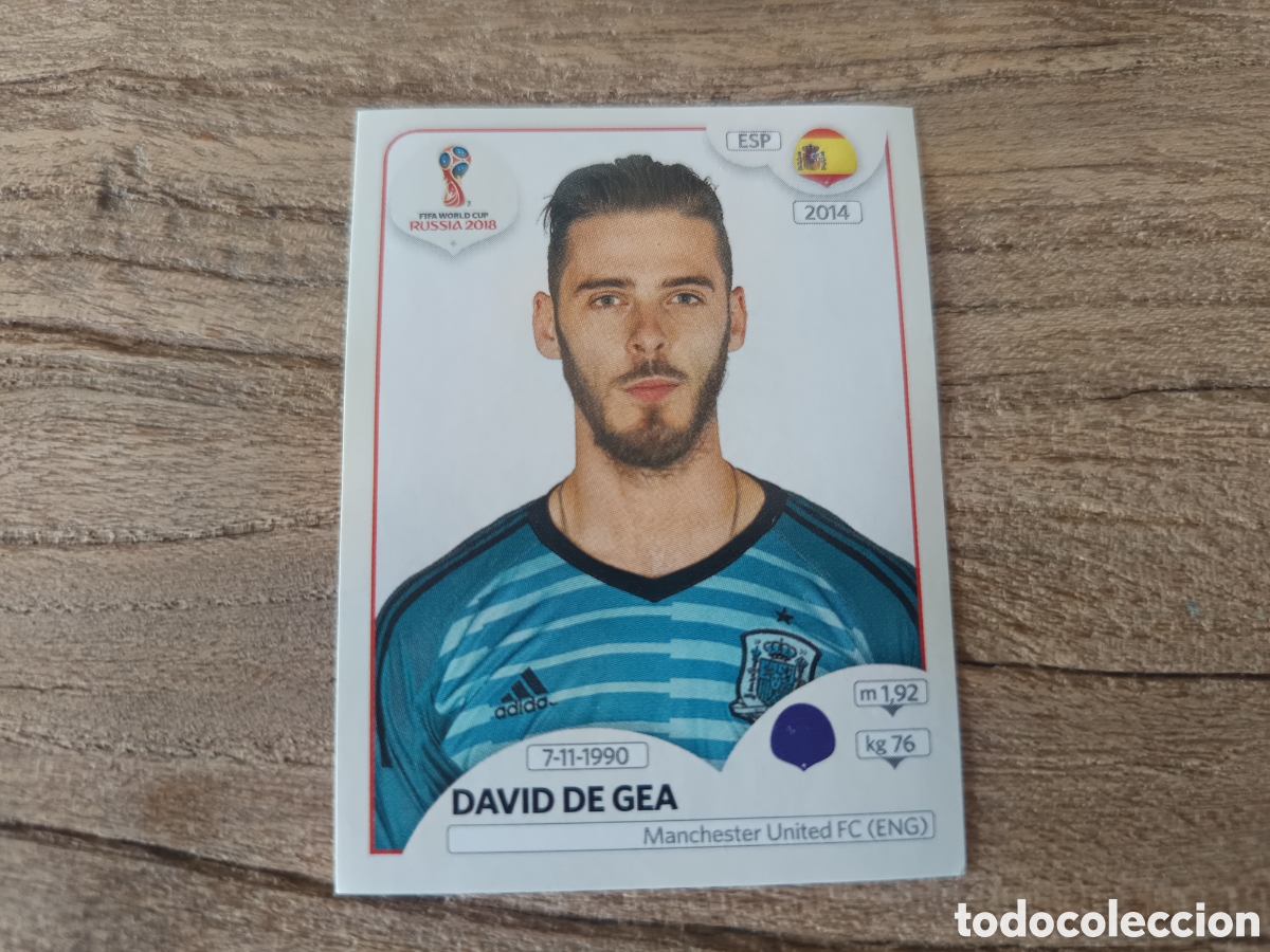 Cromos de f&uacute;tbol: Cromo Mundial Rusia 2018 n&uacute;mero 134 De Egea Espa&ntilde;a
