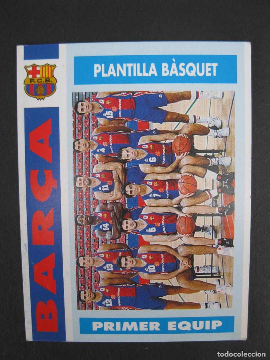 Cromos de f&uacute;tbol: PRIMER EQUIPO - PLANTILLA BALONCESTO - CARD N&ordm; 10 - COL.LECCI&Oacute; BAR&Ccedil;A - TEMPORADA 92-93.