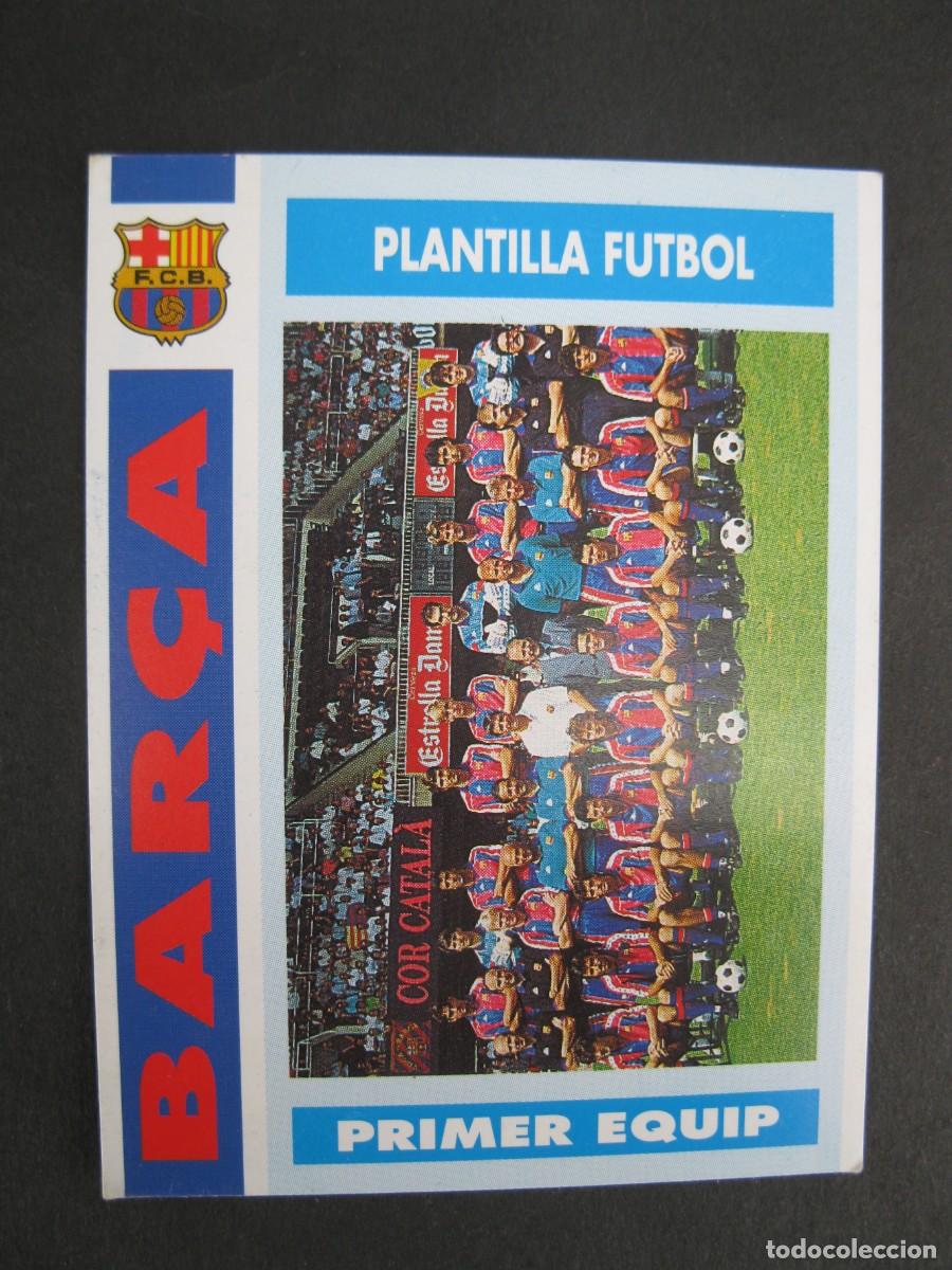 Cromos de f&uacute;tbol: PRIMER EQUIPO - PLANTILLA FUTBOL - CARD N&ordm; 9 - COL.LECCI&Oacute; BAR&Ccedil;A - TEMPORADA 92-93.