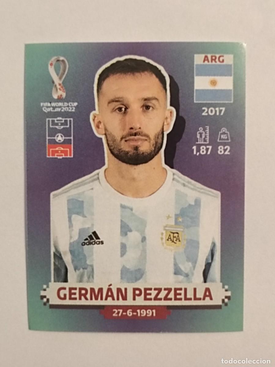 Cromos de f&uacute;tbol: #ARG 8 GERMAN PEZZELLA (ARGENTINA) MUNDIAL QATAR 2022 PANINI
