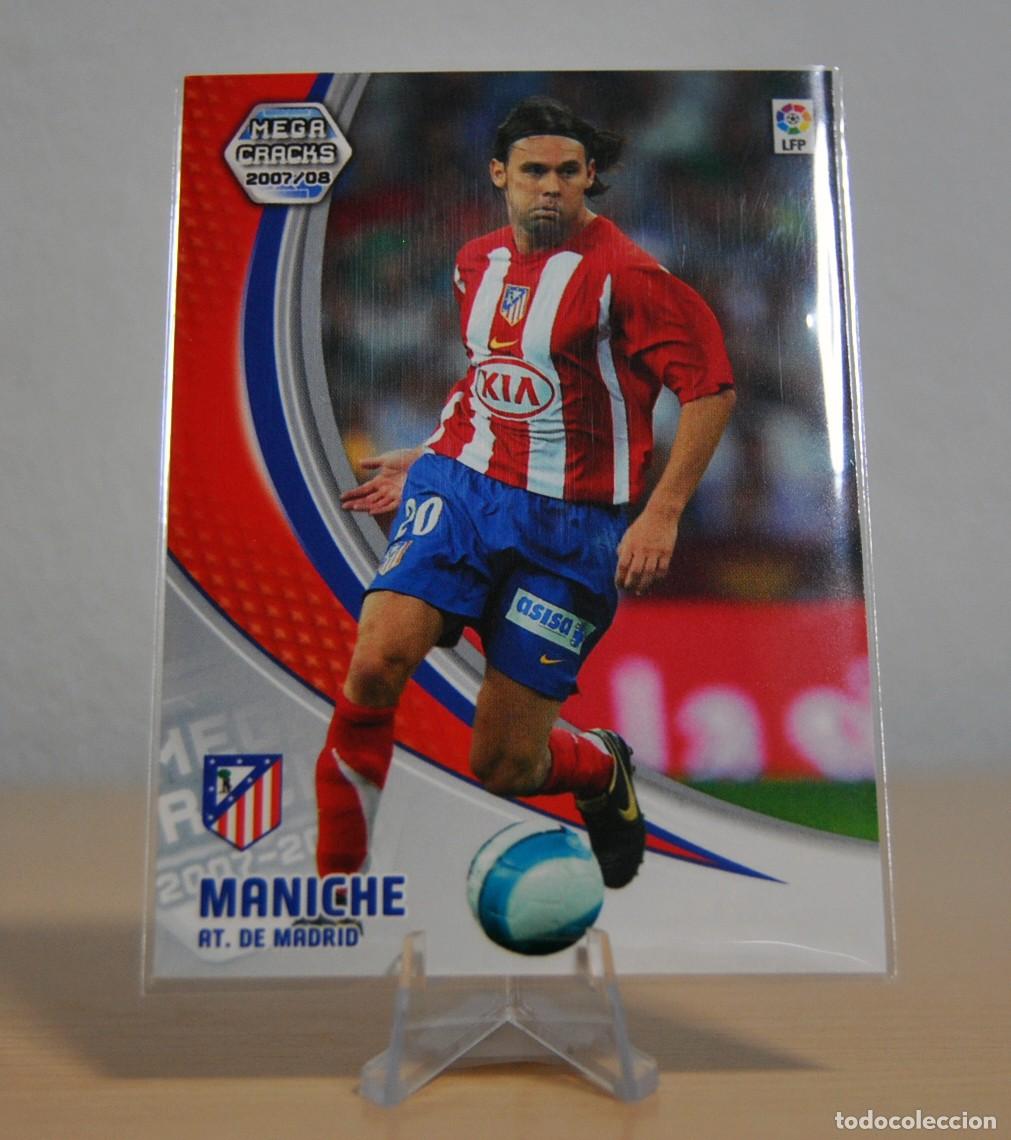 Cromos de f&uacute;tbol: Maniche, n&ordm;47 (Atl&eacute;tico de Madrid). Colecci&oacute;n Cromos MegaCracks 2007-2008. Panini.