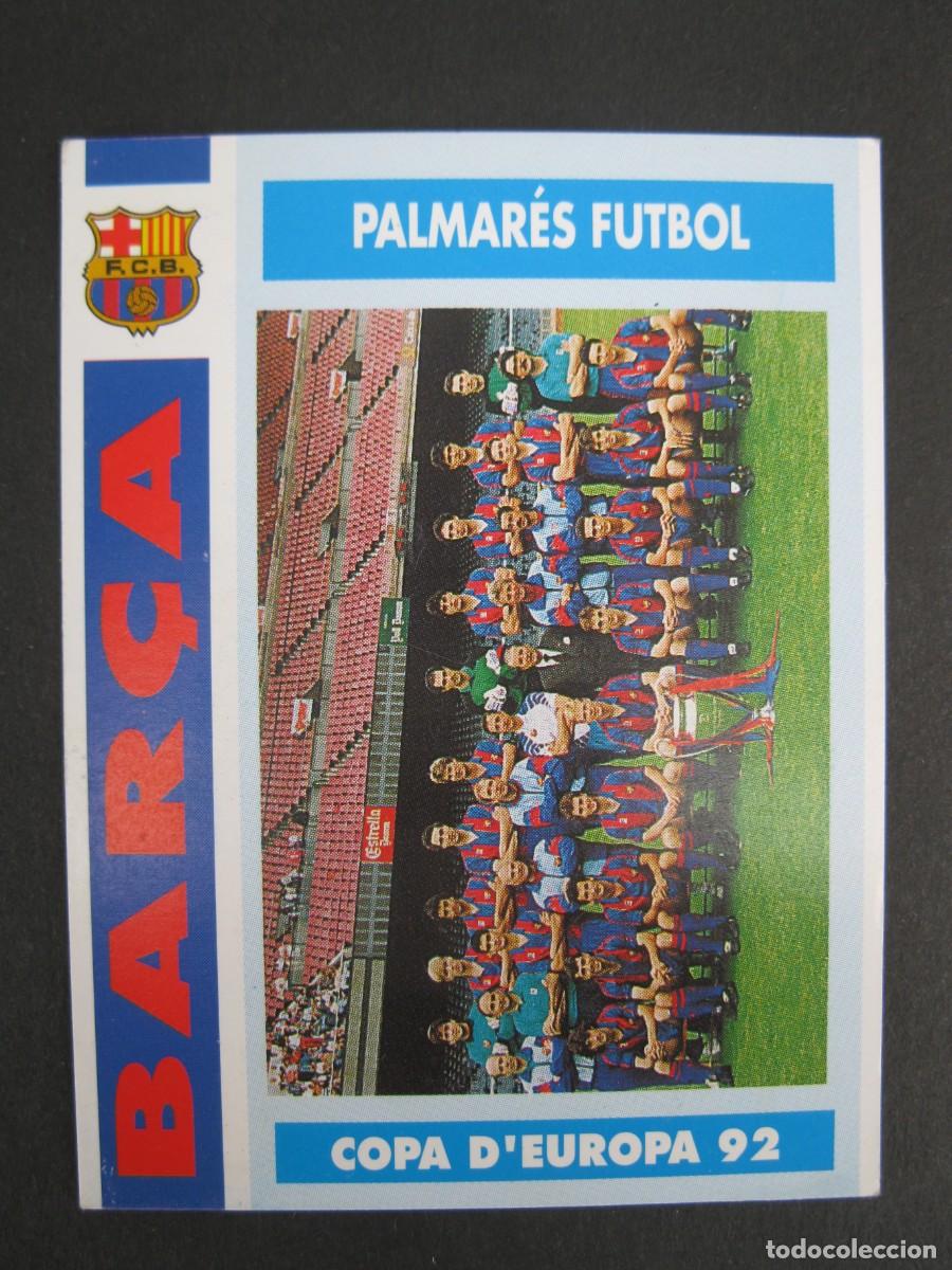 Cromos de f&uacute;tbol: COPA DE EUROPA 92 - PALMAR&Eacute;S FUTBOL - CARD N&ordm; 5 - COL.LECCI&Oacute; BAR&Ccedil;A - TEMPORADA 92-93.