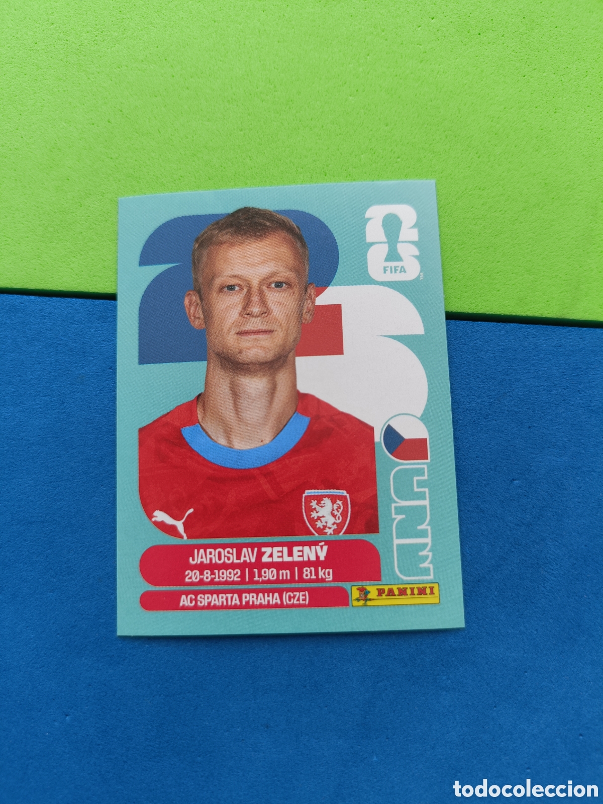 Cromos de f&uacute;tbol: Panini Mundial Fifa World cup 2026 26 sticker - CZE 6 Zeleny
