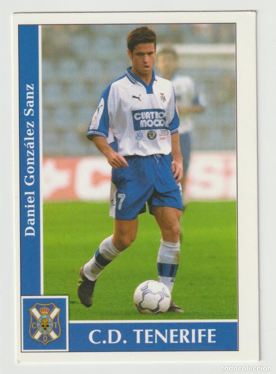 Cromos de f&uacute;tbol: 1 Ficha o Cromo del Tenerife Liga 2002 Daniel Gonz&aacute;lez