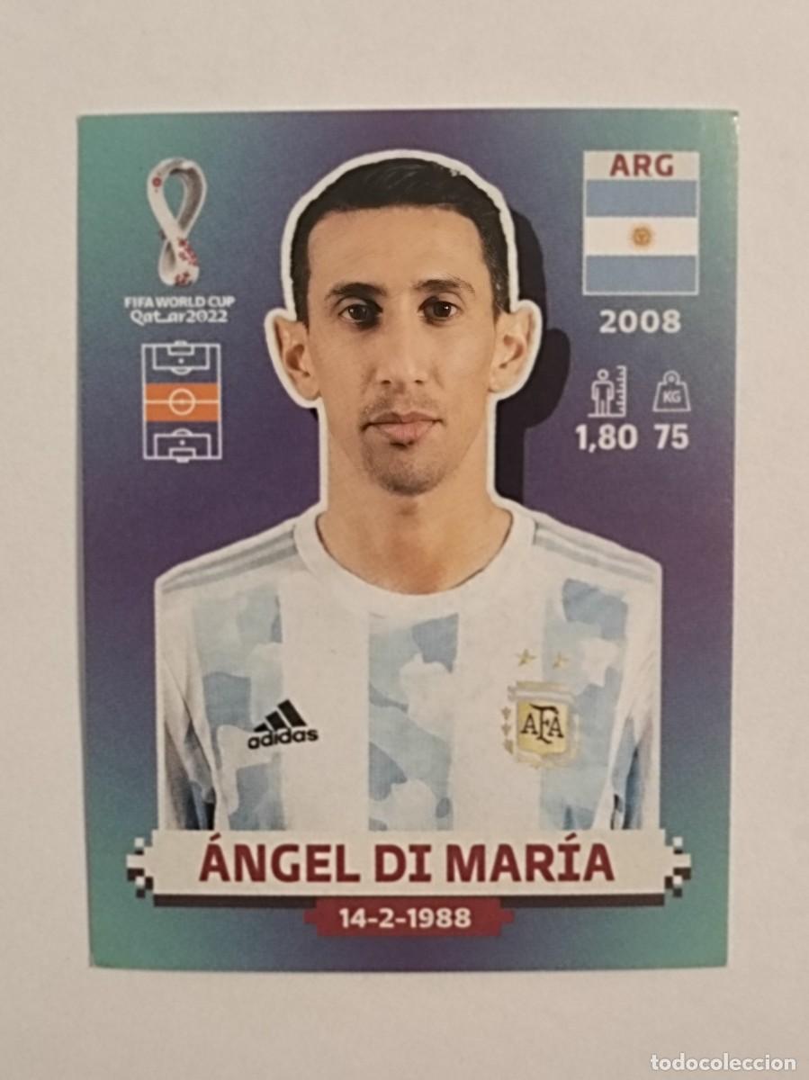 Cromos de f&uacute;tbol: #ARG 11 ANGEL DI MARIA (ARGENTINA) MUNDIAL QATAR 2022 PANINI