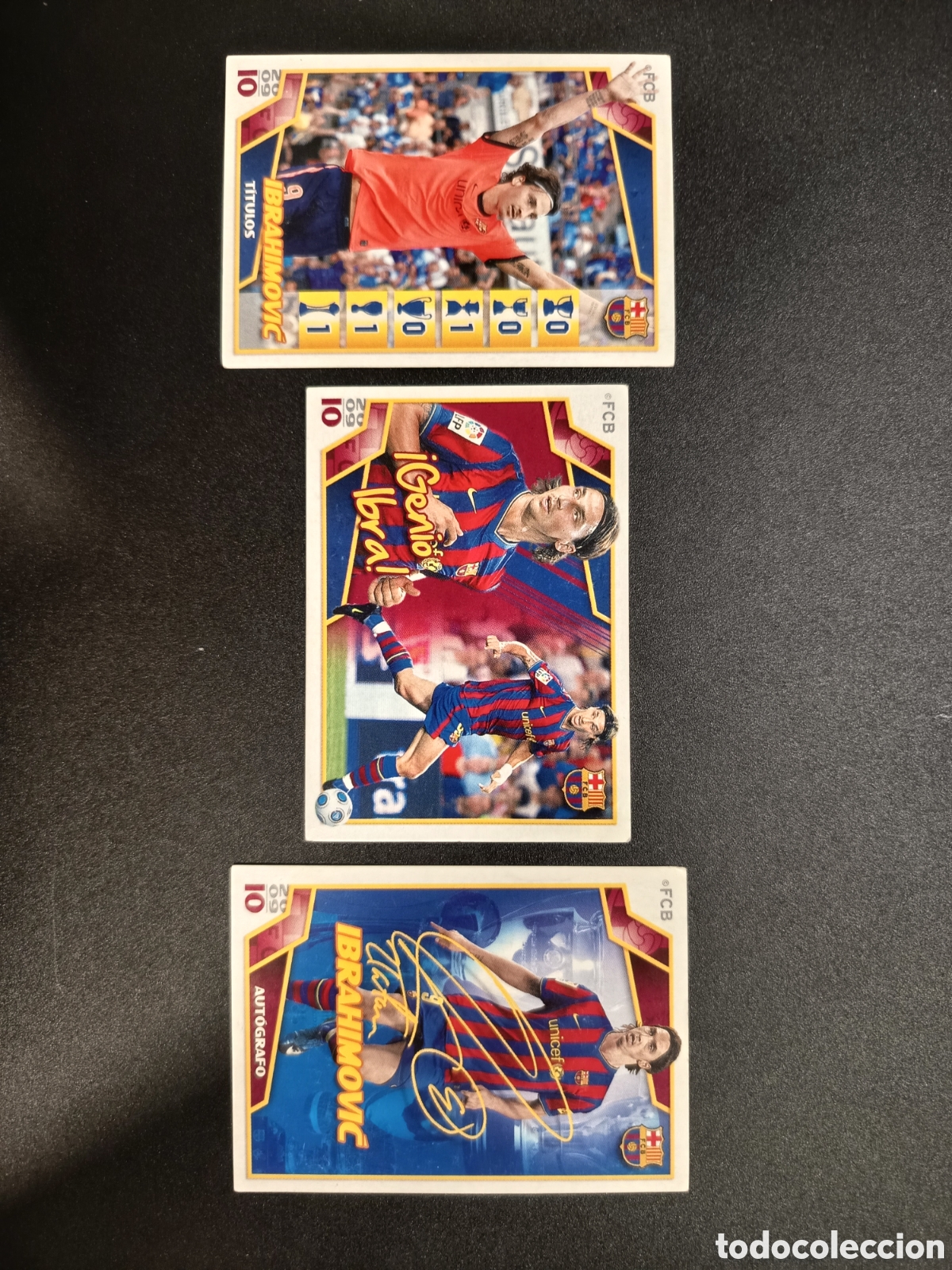 Cromos de f&uacute;tbol: 89 90 91 IBRAHIMOVIC FC BARCELONA EL BAR&Ccedil;A DE LAS SEIS COPAS PANINI 2008-09 2008 2009