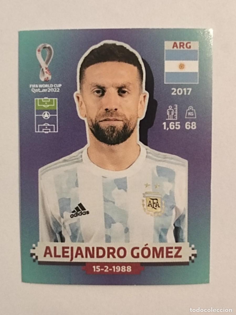 Cromos de f&uacute;tbol: #ARG 17 ALEJANDRO GOMEZ (ARGENTINA) MUNDIAL QATAR 2022 PANINI