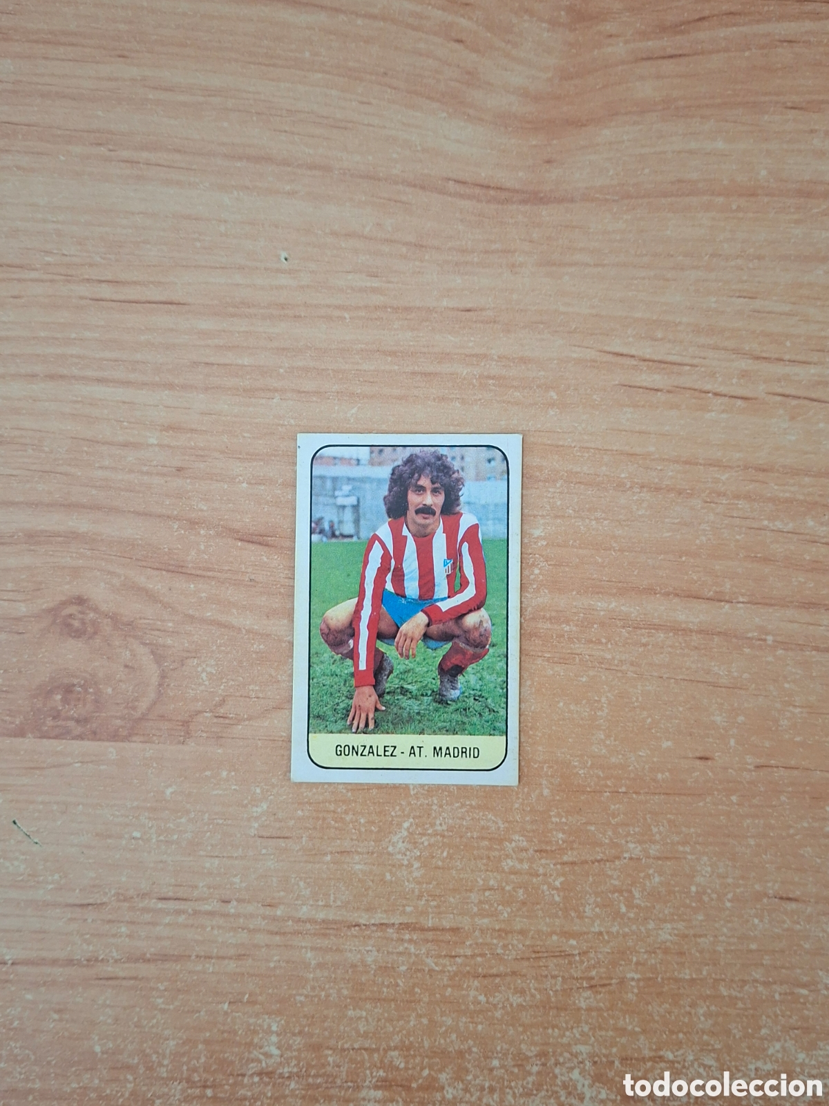 Cromos de f&uacute;tbol: Este 78 79 Gonz&aacute;lez at Madrid pintado despegado ver fotos