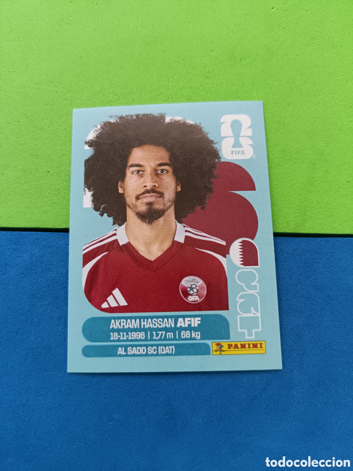 Cromos de f&uacute;tbol: Panini Mundial Fifa World cup 2026 26 sticker - QAT 18 Afif
