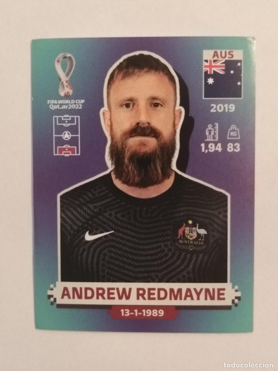 Cromos de f&uacute;tbol: #AUS 4 ANDREW REDMAYNE (AUSTRALIA) MUNDIAL QATAR 2022 PANINI