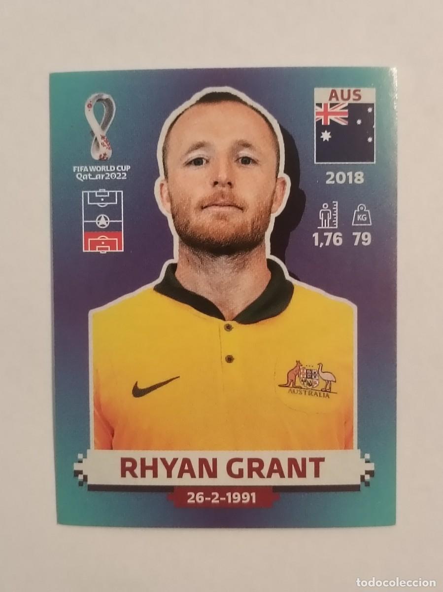 Cromos de f&uacute;tbol: #AUS 7 RHYAN GRANT (AUSTRALIA) MUNDIAL QATAR 2022 PANINI