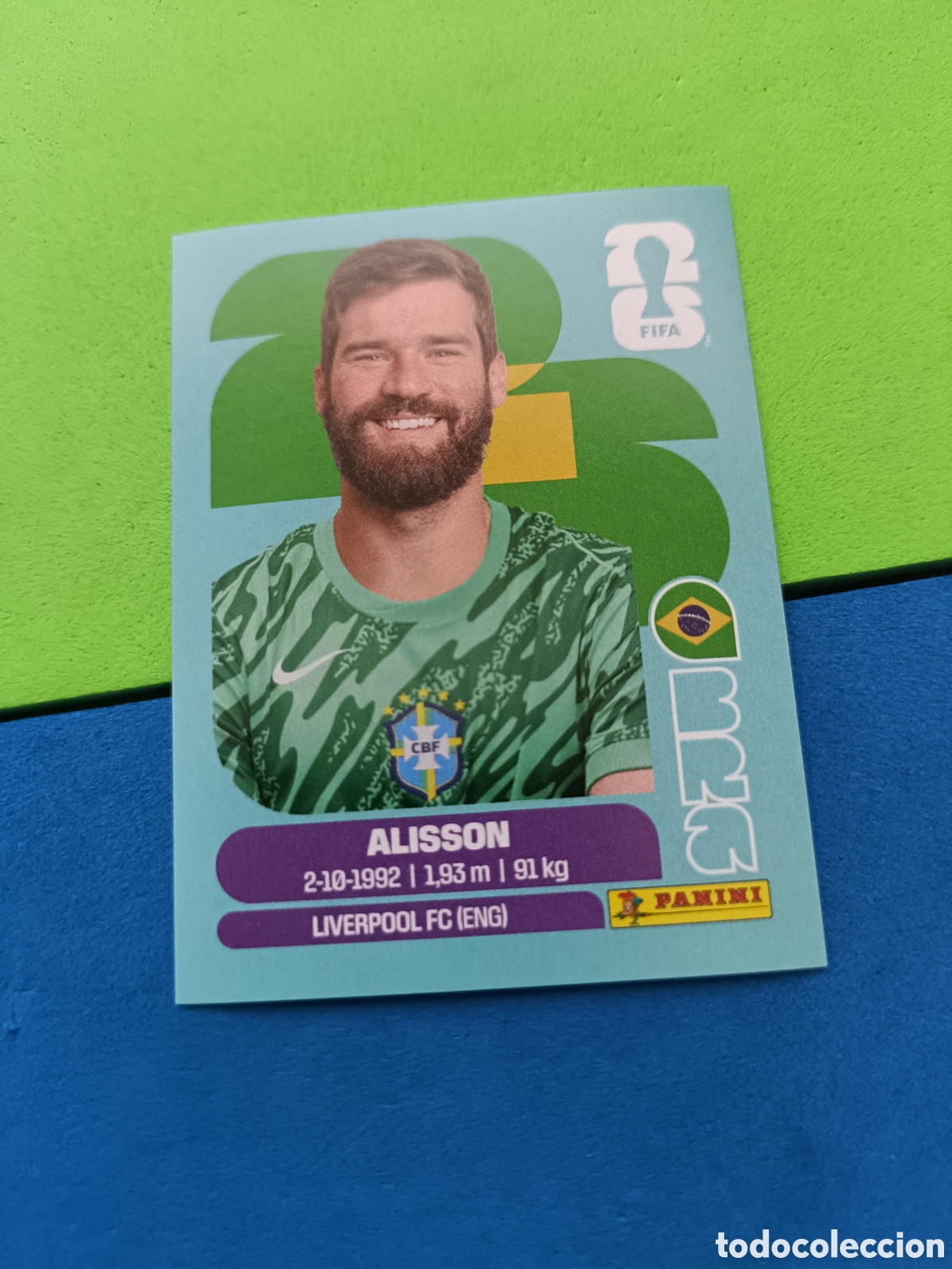 Cromos de f&uacute;tbol: Panini Mundial Fifa World cup 2026 26 sticker - BRA 2 Alisson