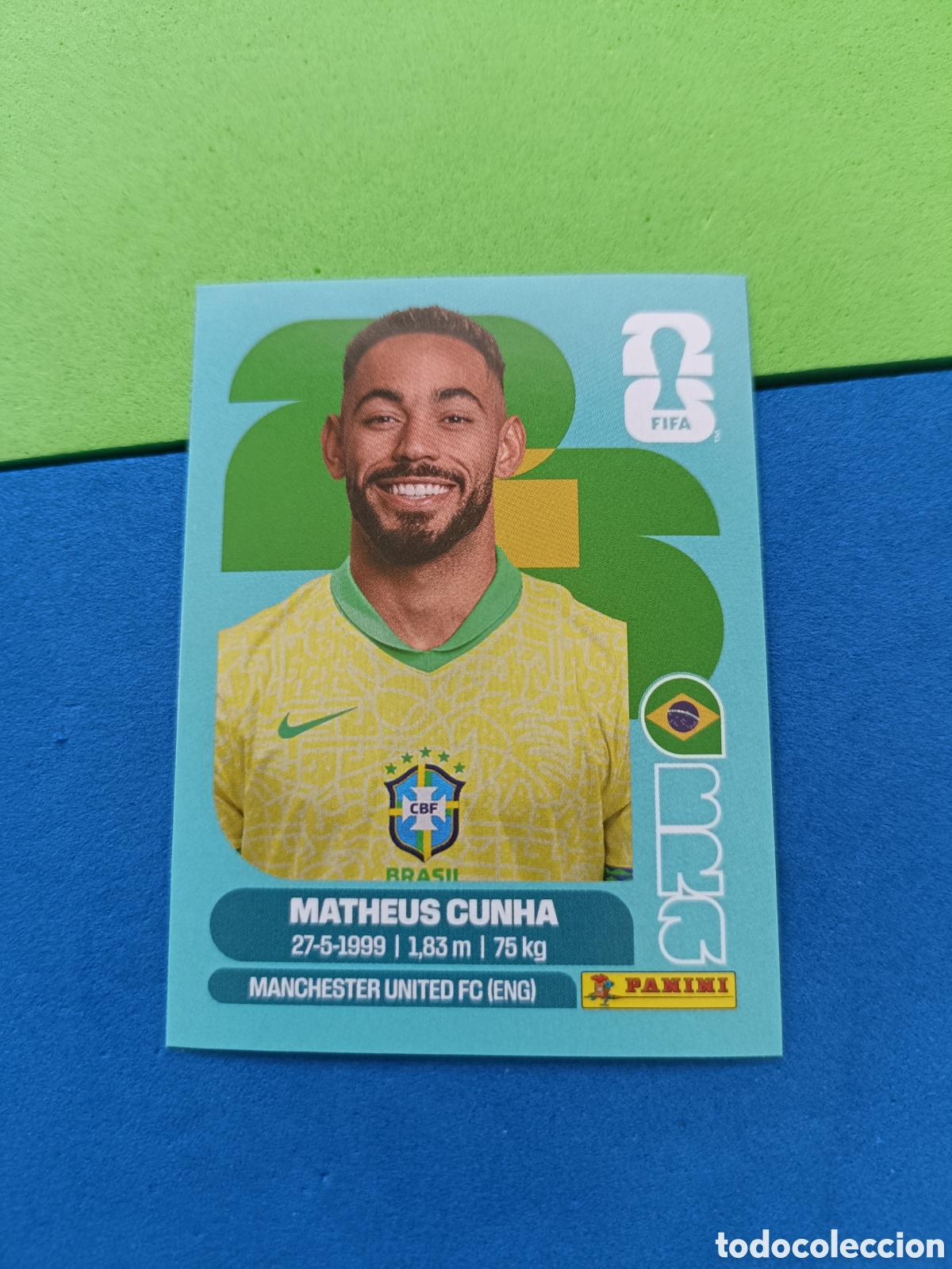 Cromos de f&uacute;tbol: Panini Mundial Fifa World cup 2026 26 sticker - BRA 17 Cunha