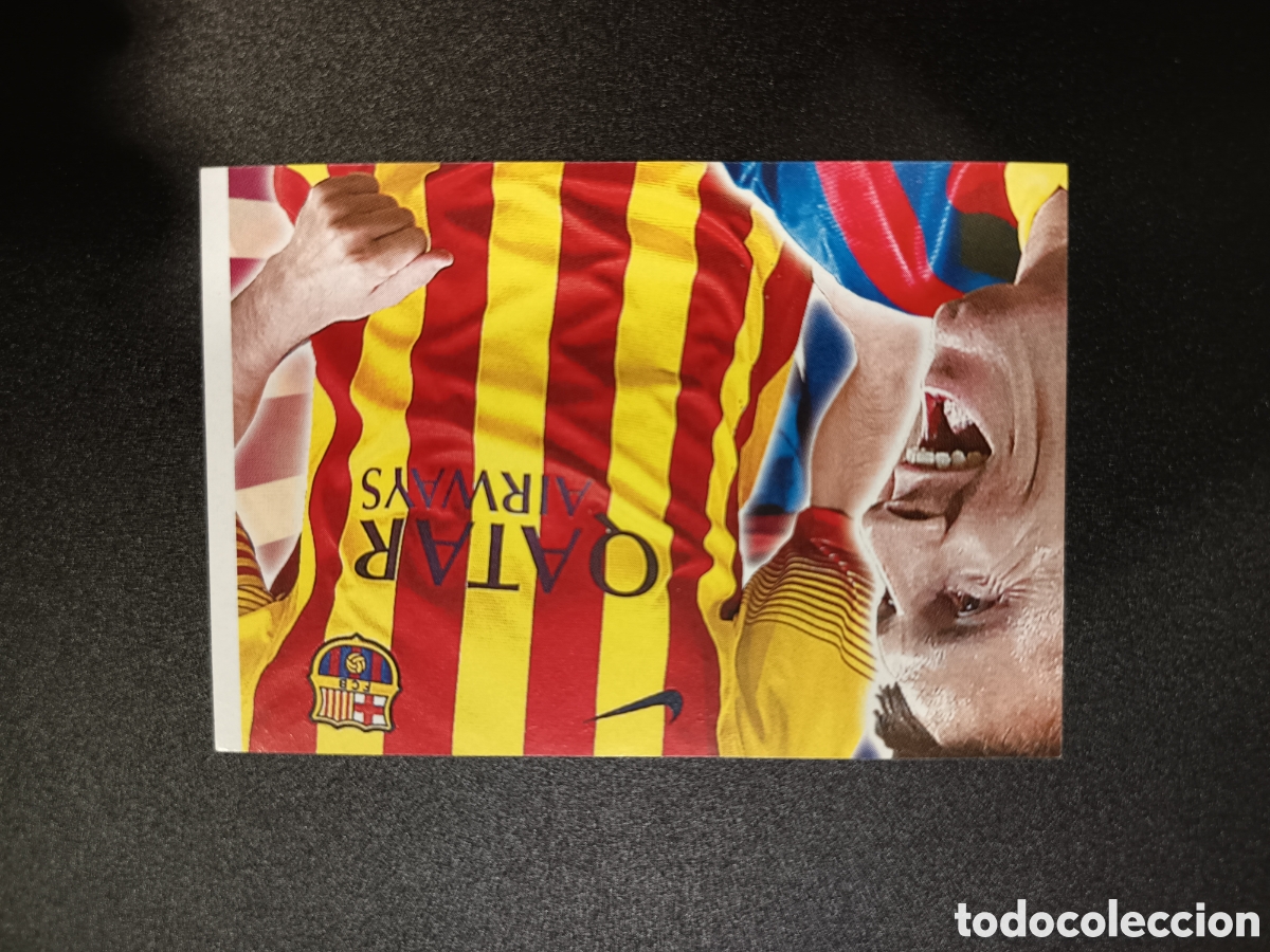 Cromos de f&uacute;tbol: 148 CUADRO MESSI COLECCI&Oacute;N OFICIAL FC BARCELONA PANINI 2013-2014 2013-14 2013 2014