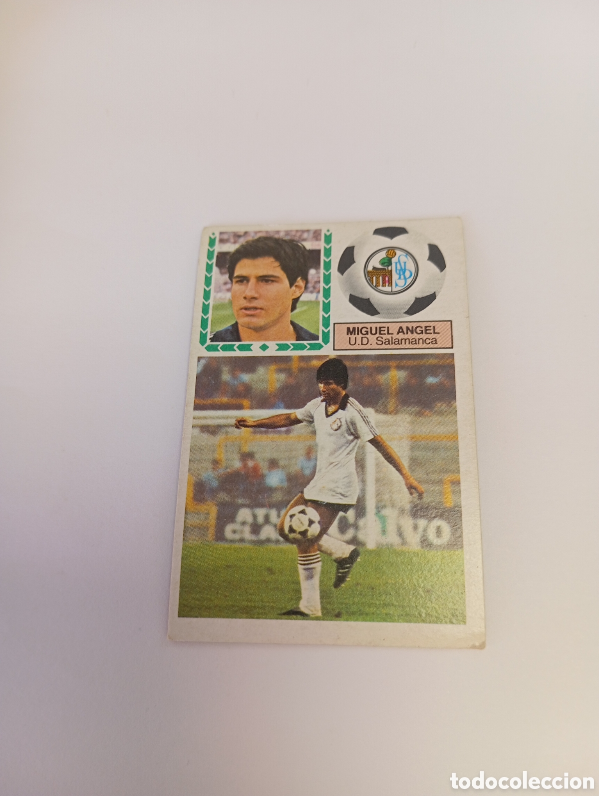 Cromos de f&uacute;tbol: MIGUEL &Aacute;NGEL Salamanca Liga Este 1983 1984 NUEVO 83 84 SIN PEGAR