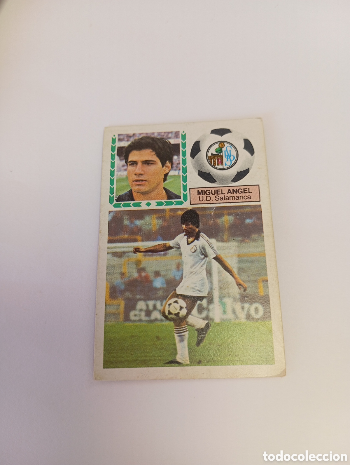Cromos de f&uacute;tbol: MIGUEL &Aacute;NGEL Salamanca Liga Este 1983 1984 NUEVO 83 84 SIN PEGAR