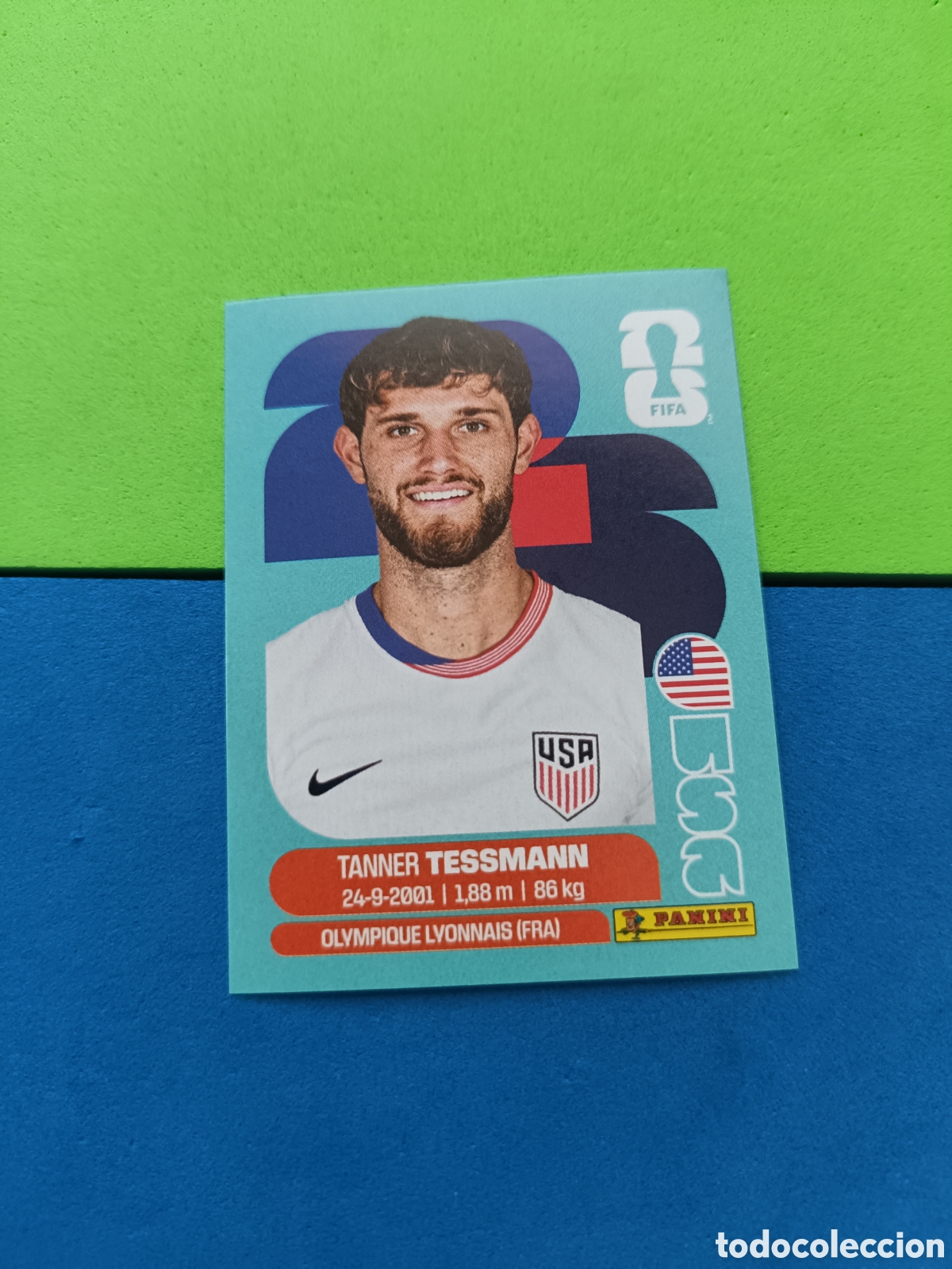 Cromos de f&uacute;tbol: Panini Mundial Fifa World cup 2026 26 sticker - USA 9 Tessmann