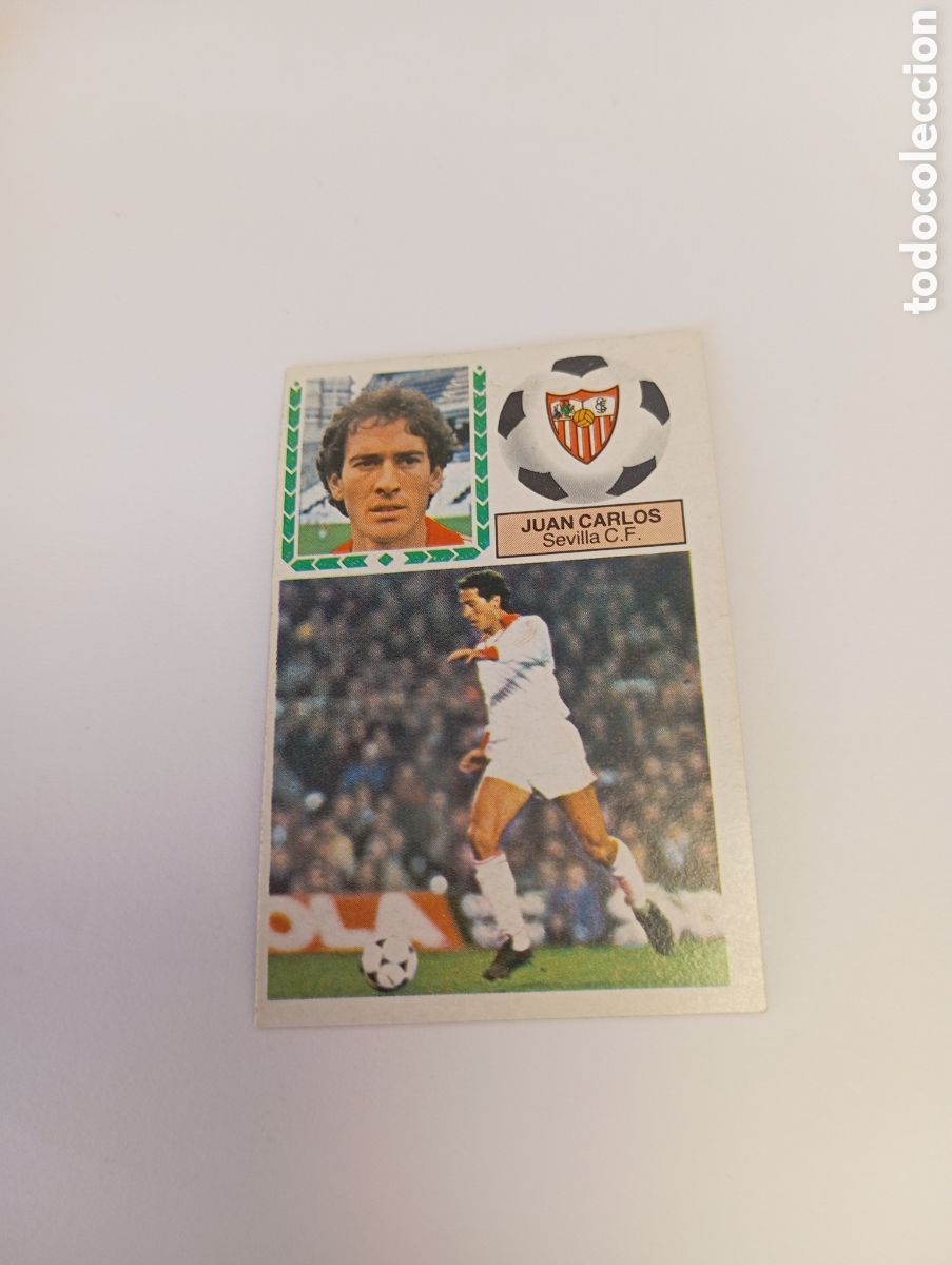 Cromos de f&uacute;tbol: JUAN CARLOS Sevilla Liga Este 1983 1984 NUEVO 83 84 SIN PEGAR