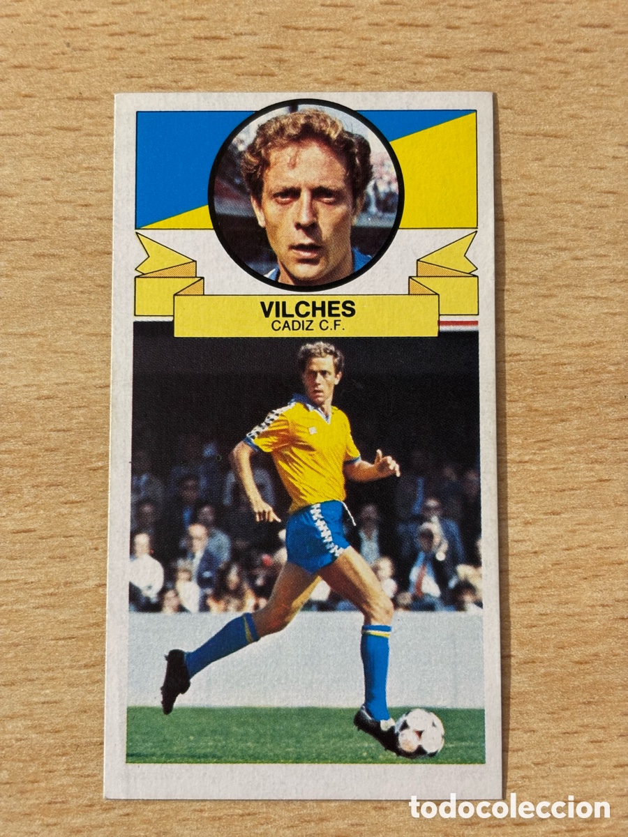 Cromos de f&uacute;tbol: Vilches Baja C&aacute;diz CF Ediciones Este 85/86 1985 1986 sin pegar