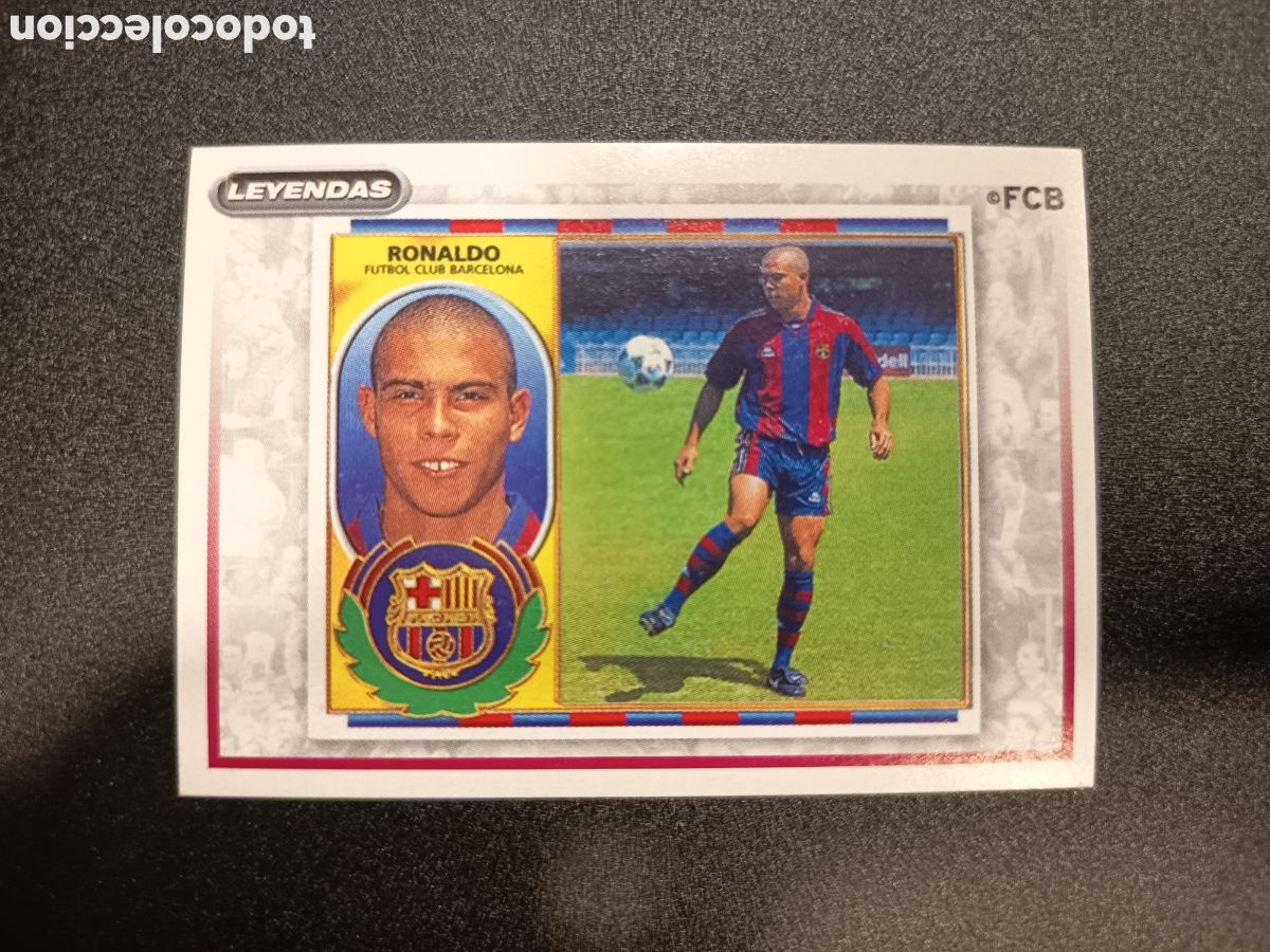 Cromos de f&uacute;tbol: 96 RONALDO COLECCI&Oacute;N OFICIAL FC BARCELONA PANINI 2007-2008 2007-08 2007 2008