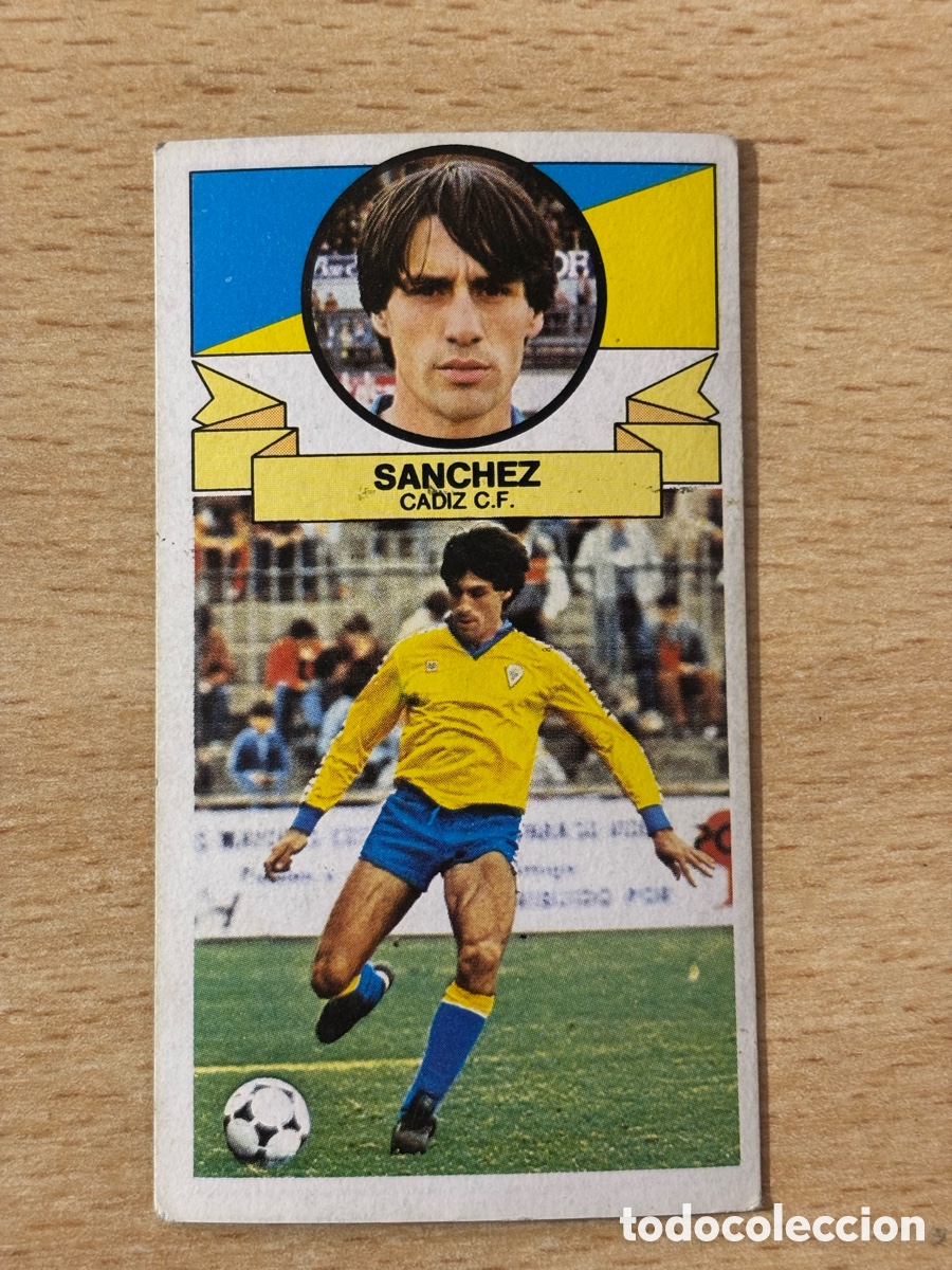 Cromos de f&uacute;tbol: S&aacute;nchez Baja C&aacute;diz CF Ediciones Este 85/86 1985 1986 sin pegar