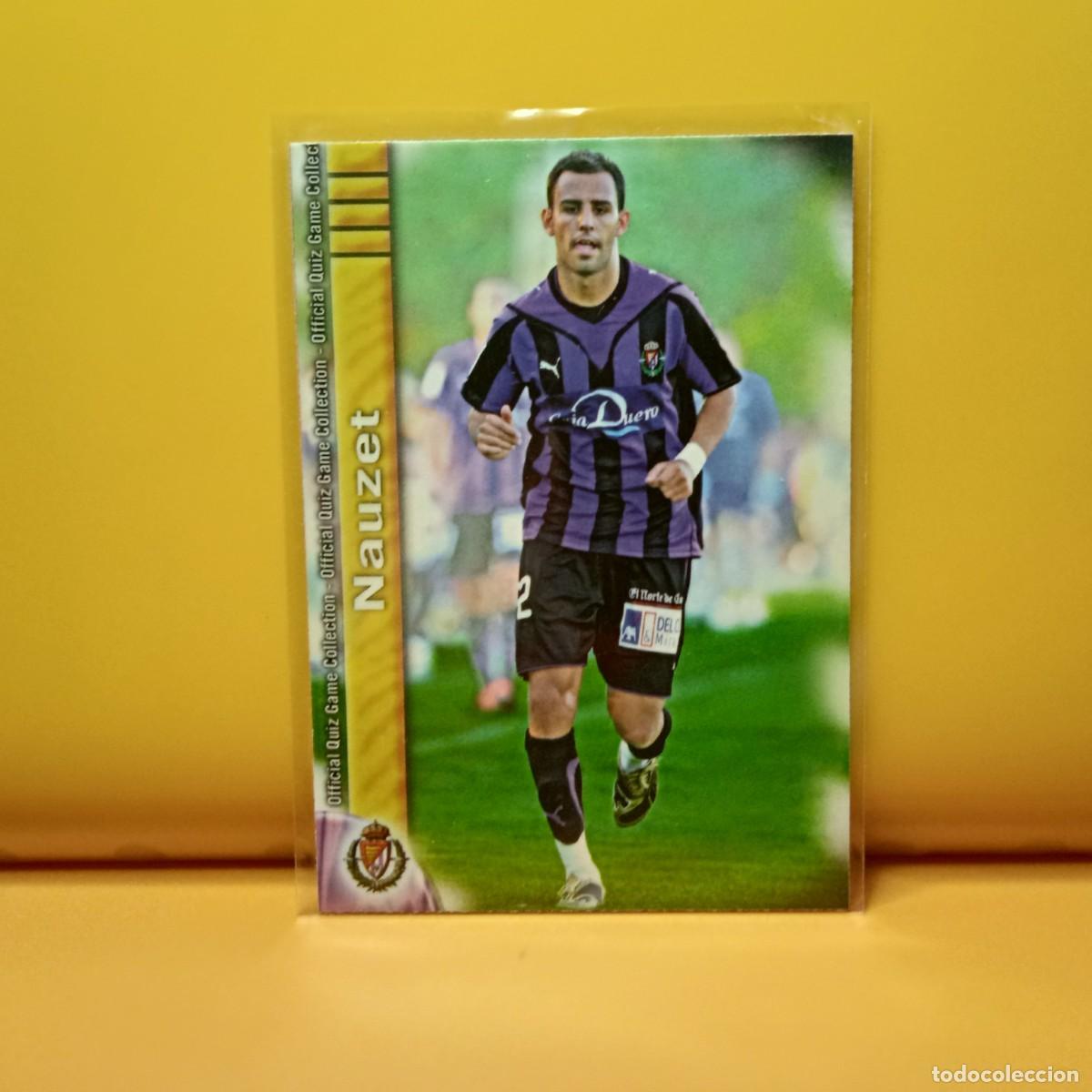 Cromos de f&uacute;tbol: MUNDICROMO 2009 2010 09 10 REAL VALLADOLID NAUZET 420 (ALTA)