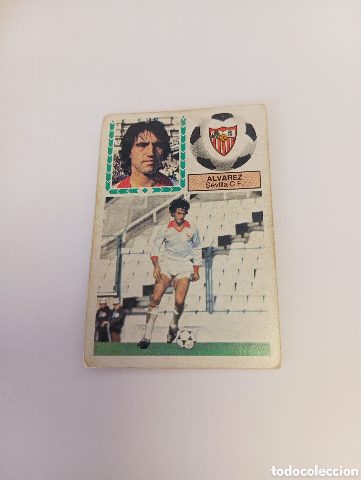 Cromos de f&uacute;tbol: &Aacute;LVAREZ Sevilla Liga Este 1983 1984 NUEVO 83 84 SIN PEGAR