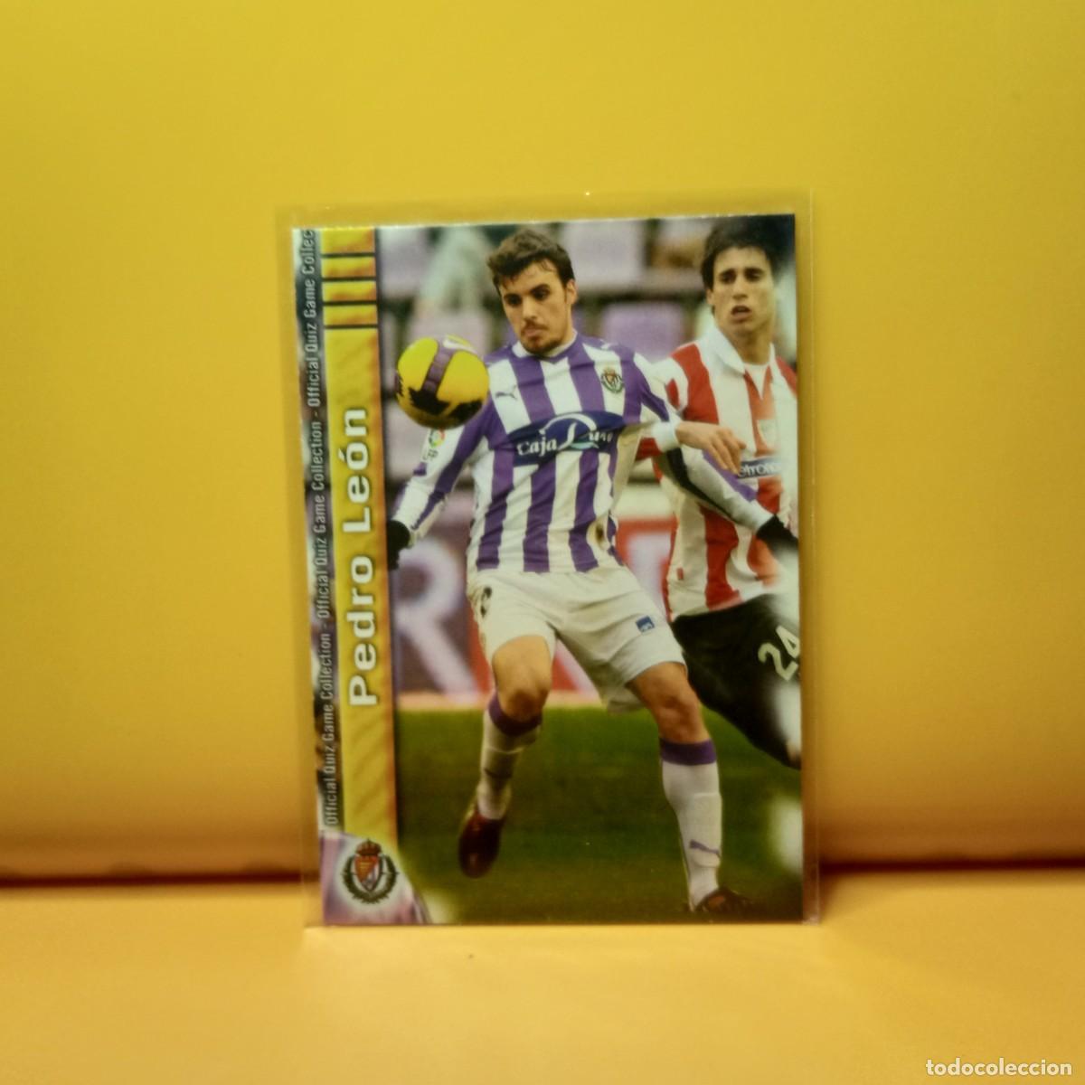 Cromos de f&uacute;tbol: MUNDICROMO 2009 2010 09 10 REAL VALLADOLID PEDRO LE&Oacute;N 420 (BAJA)