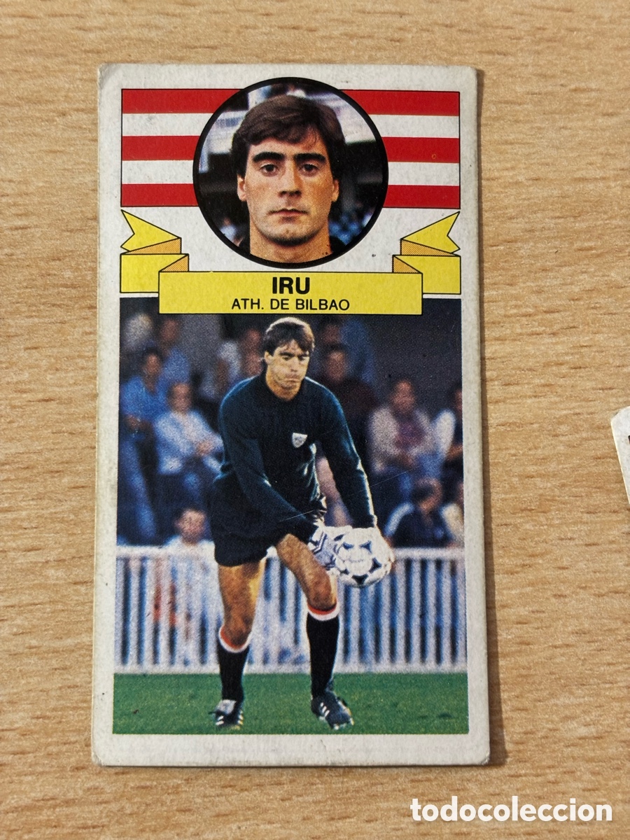 Cromos de f&uacute;tbol: Iru Athletic Club de Bilbao Baja Ediciones Este 85/86 1985 1986 sin pegar