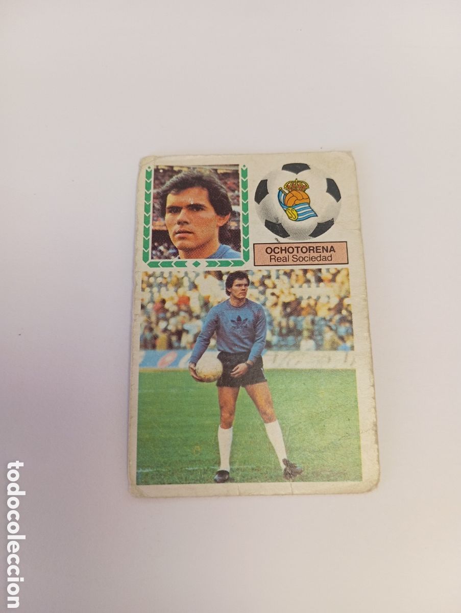 Fu&szlig;ball-Sticker: OCHOTORENA Real Sociedad Liga Este 1983 1984 NUEVO 83 84 SIN PEGAR