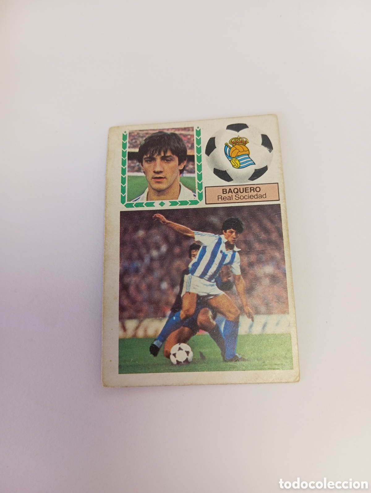 Football Stickers: BAQUERO Real Sociedad Liga Este 1983 1984 NUEVO 83 84 SIN PEGAR