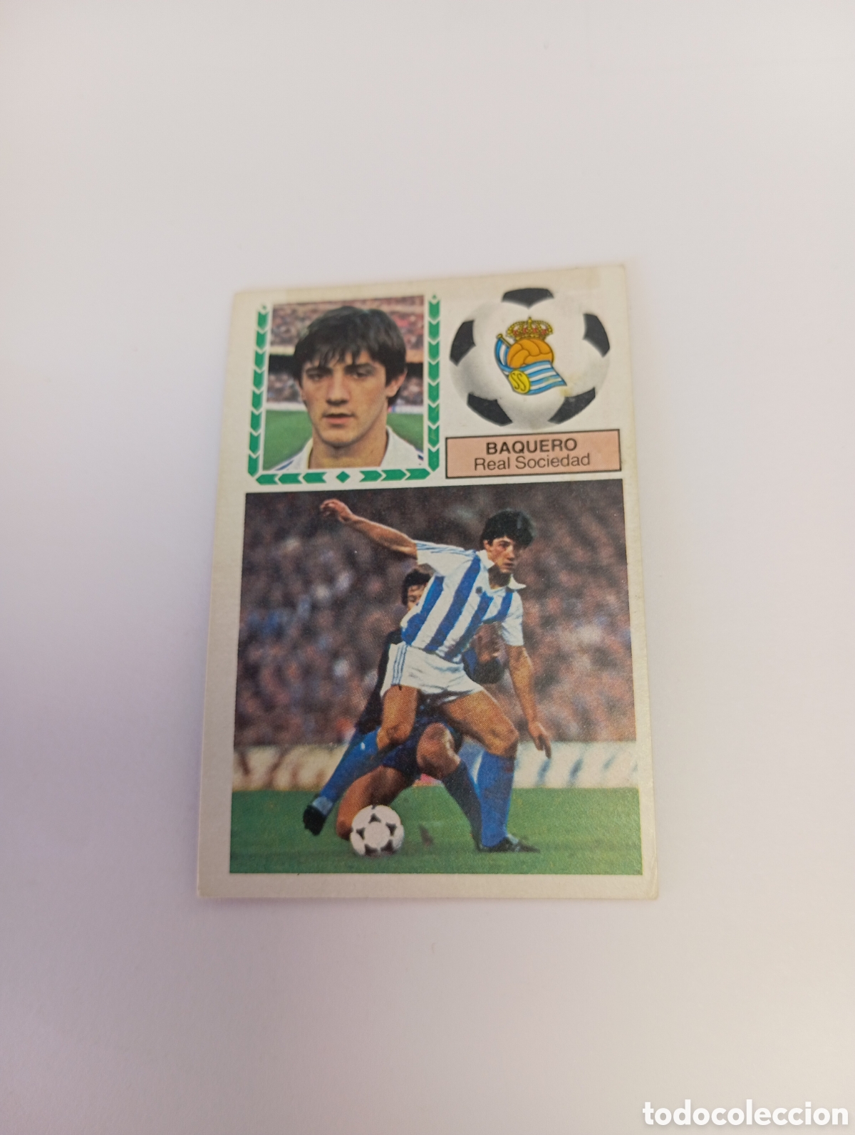 Football Stickers: BAQUERO Real Sociedad Liga Este 1983 1984 NUEVO 83 84 SIN PEGAR