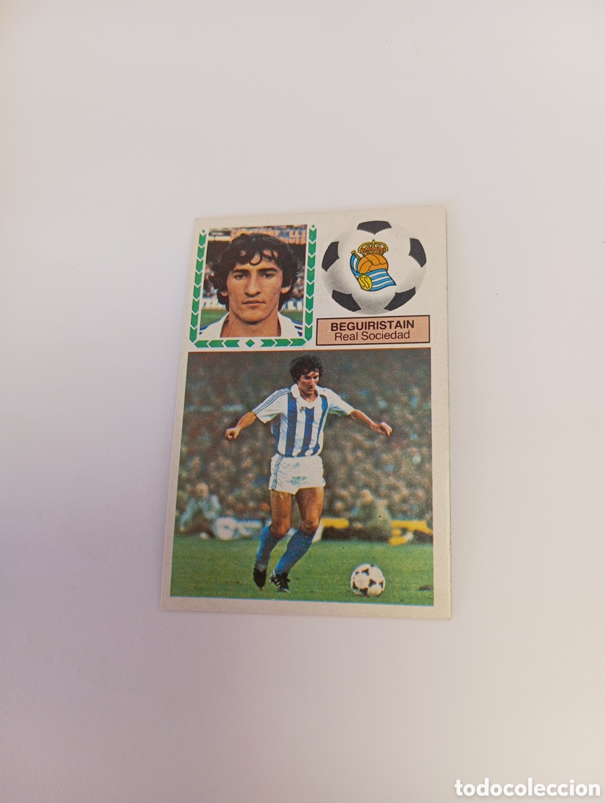 Football Stickers: BEGUIRISTAIN Real Sociedad Liga Este 1983 1984 NUEVO 83 84 SIN PEGAR