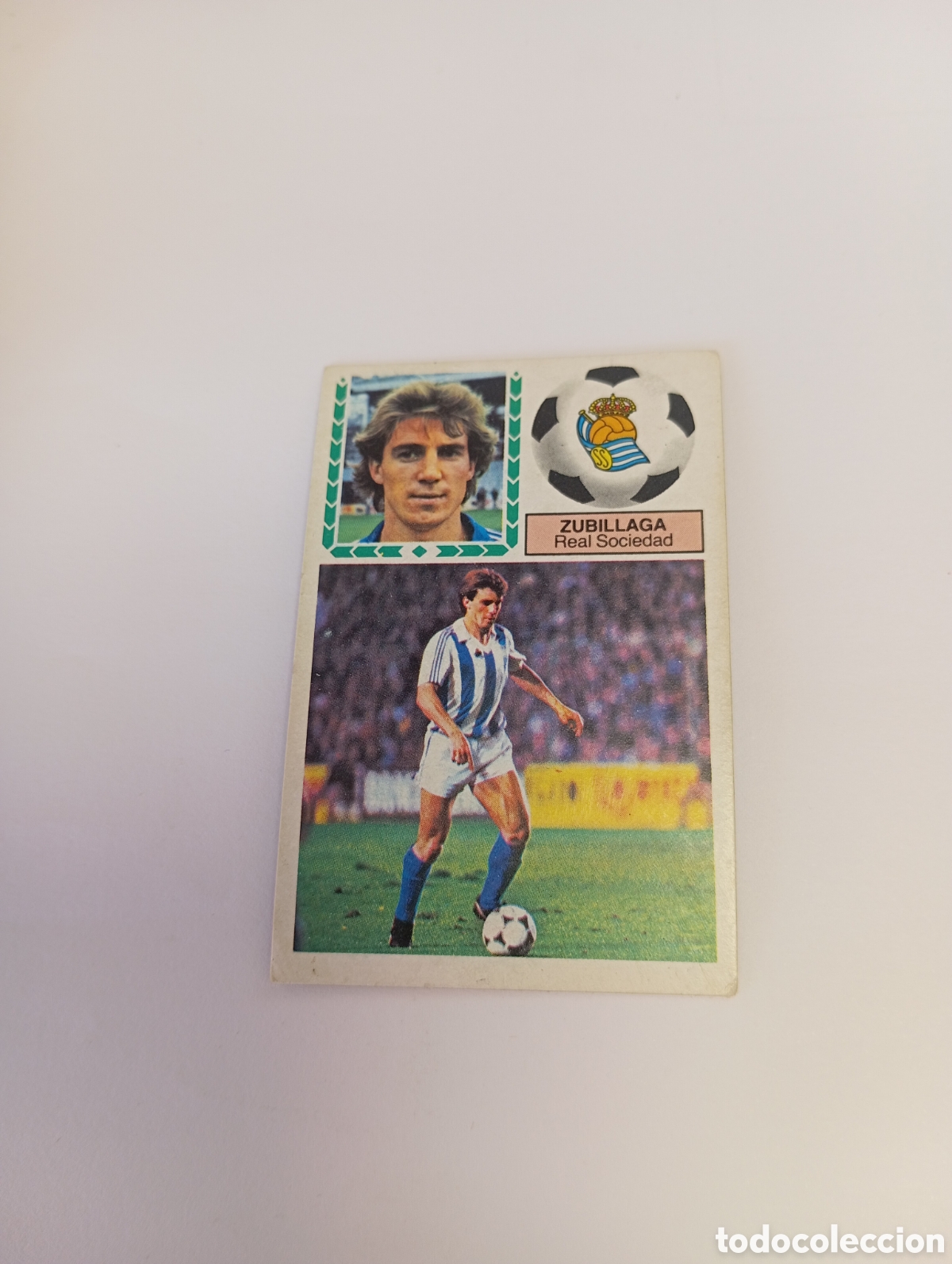 Cromos de f&uacute;tbol: ZUBILLAGA Real Sociedad Liga Este 1983 1984 NUEVO 83 84 SIN PEGAR