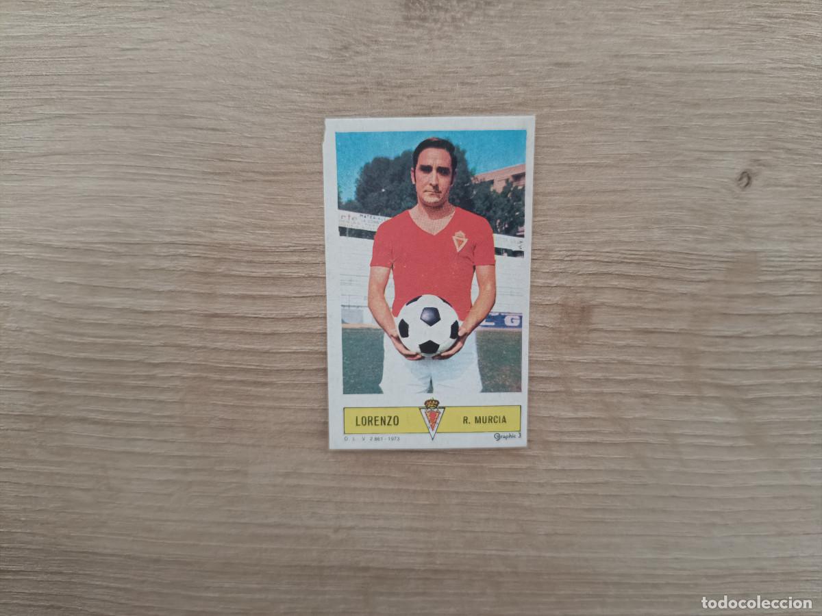 Cromos de f&uacute;tbol: CROMO DE FUTBOL LIGA ESTE LORENZO MURCIA DESPEGADO 73 74 1973 1974 D626