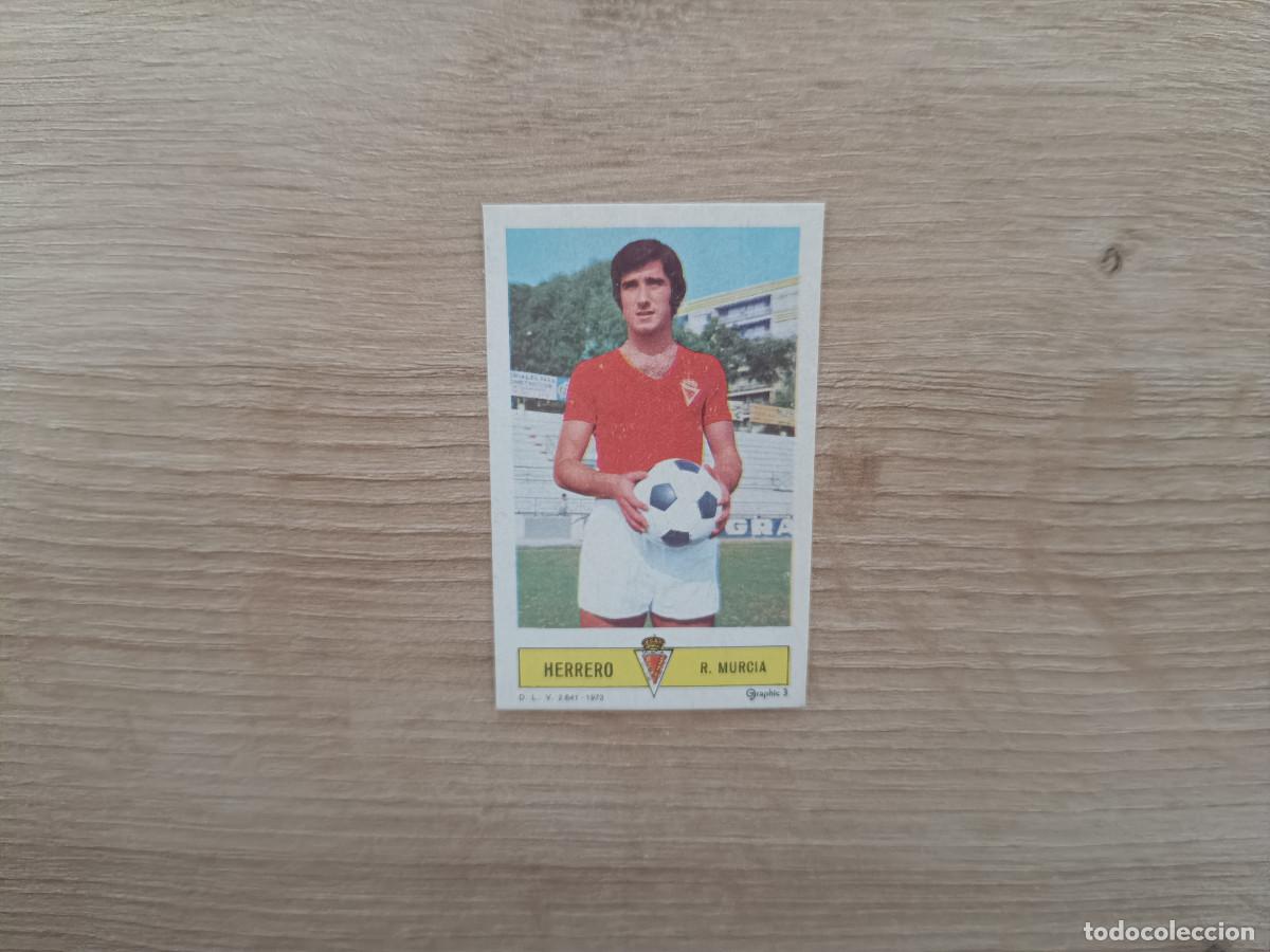 Cromos de f&uacute;tbol: CROMO DE FUTBOL LIGA ESTE HERRERO MURCIA DESPEGADO 73 74 1973 1974 D626