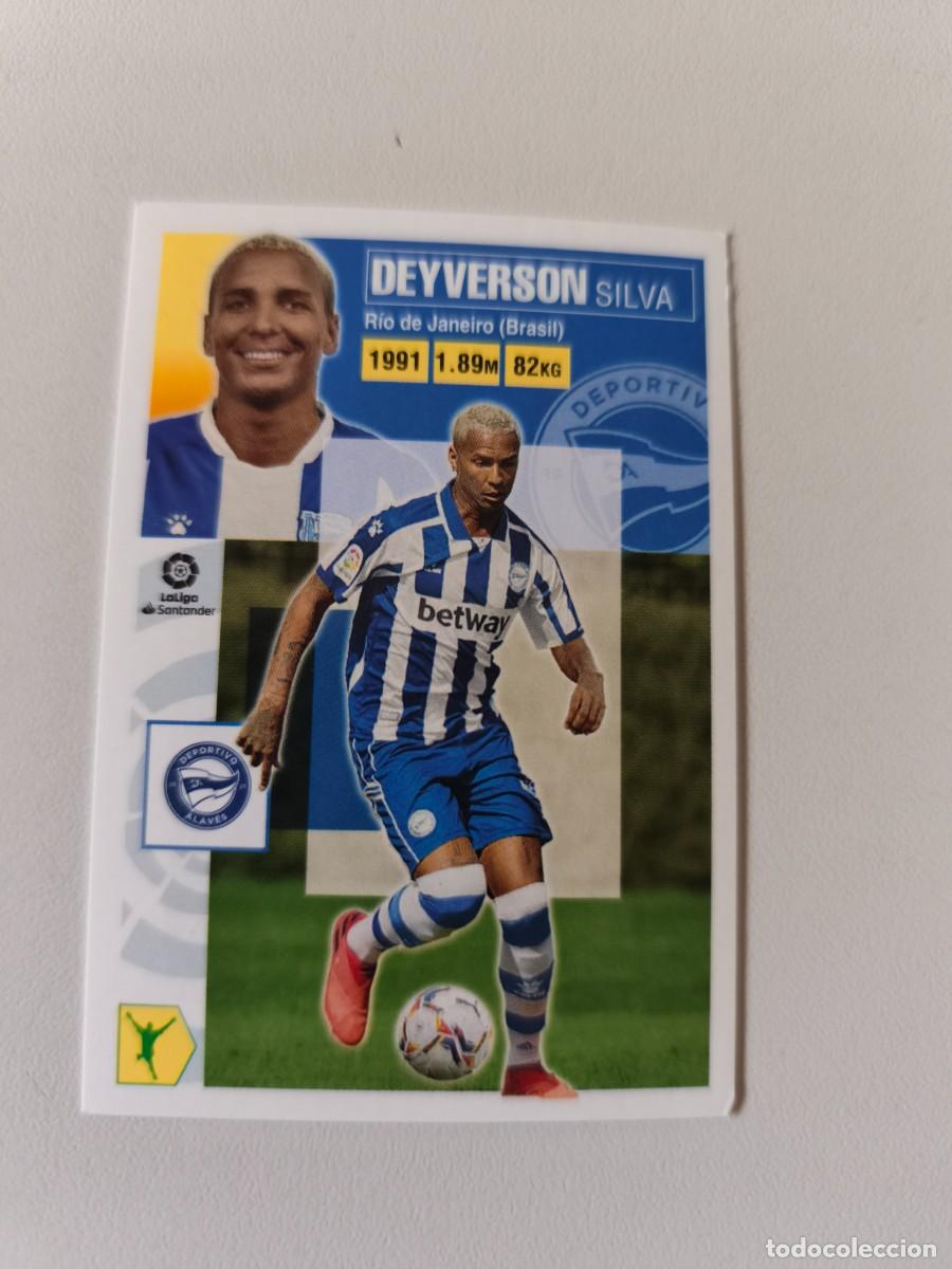 Cromos de f&uacute;tbol: LIGA ESTE 2020 2021 20 21 PANINI DEYVERSON SILVA 9 DEPORTIVO ALAVES ALBMESTE1