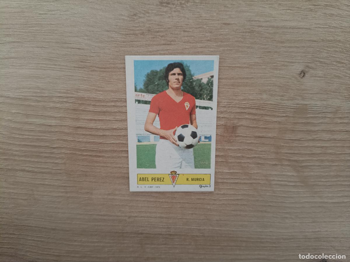 Cromos de f&uacute;tbol: CROMO DE FUTBOL LIGA ESTE ABEL PEREZ MURCIA DESPEGADO 73 74 1973 1974 D626